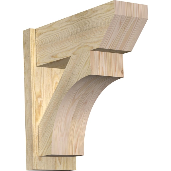 Ekena Millwork Westlake Slat Rough Sawn Outlooker, Douglas Fir, 8"W x 22"D x 22"H OUT08X22X22WTL06RDF - main